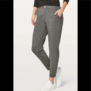 Lululemon City Trek Trouser Heathered Black size 4